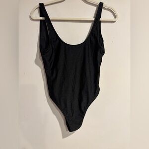 DIXPERFECT Black One-Piece Bodysuit/Swimsuit – Size M